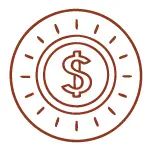 icone pour le respect du budget et un conseil en fonction du projet