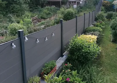 Photo d'une clôture en composite à Valenciennes